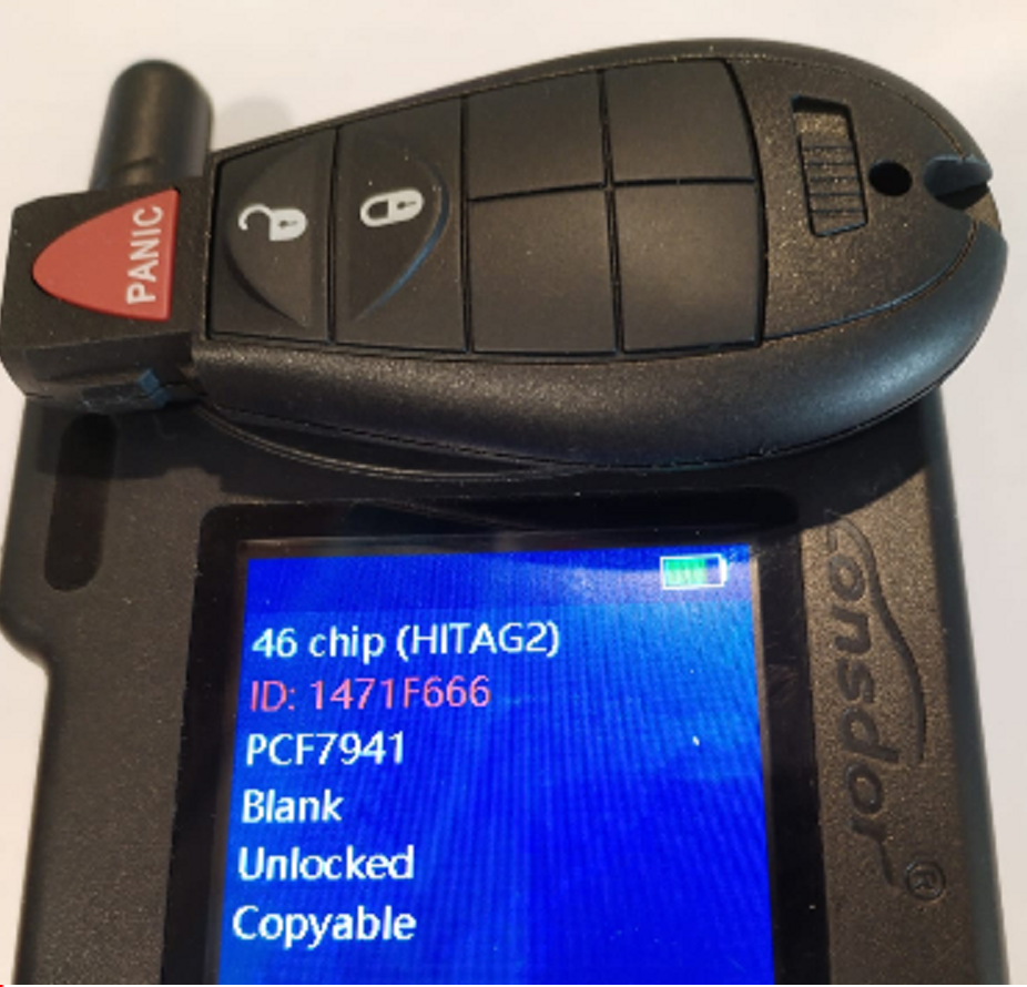 LLAVE REMOTO FOBIK ID46, DODGE CHRYSLER TOWN&COUNTRY, 2008-2013 M3N5WY783X - Imagen 3