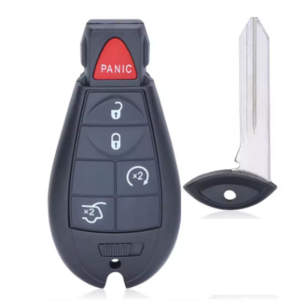 LLAVE FOBIK CHRYSLER TOWN&COUNTRY, DODGE. 4 + 1 BOTONES