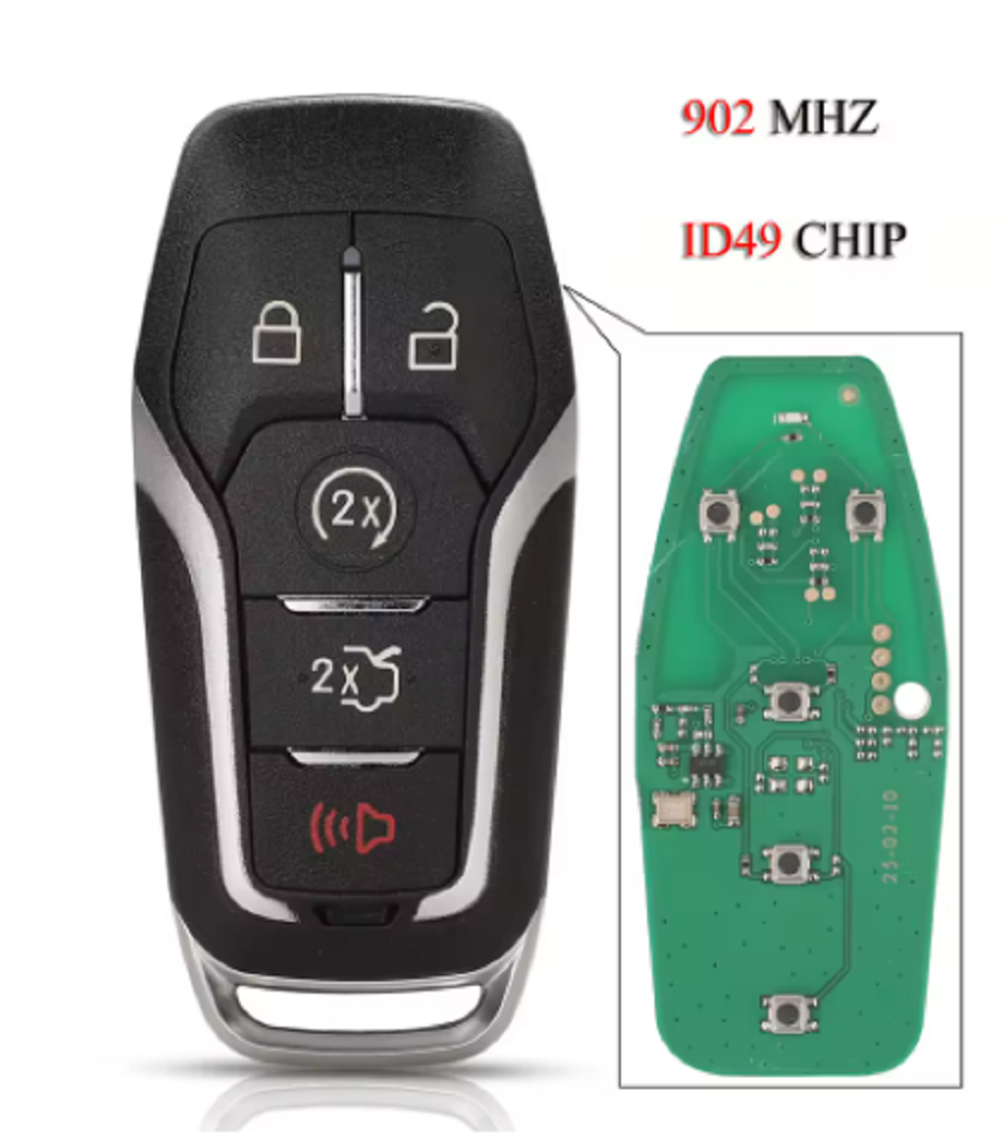 LLAVE REMOTA INTELIGENTE 5 BTNS FORD EXPLORER EDGE ESCAPE ID49 FCC902 - Imagen 6