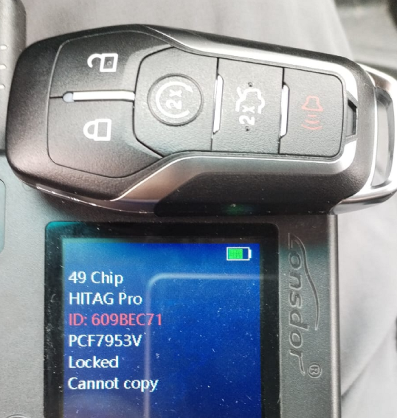 LLAVE REMOTA INTELIGENTE 5 BTNS FORD EXPLORER EDGE ESCAPE ID49 FCC902 - Imagen 5
