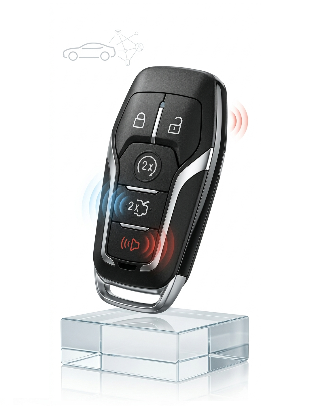 LLAVE REMOTA INTELIGENTE 5 BTNS FORD EXPLORER EDGE ESCAPE ID49 FCC902
