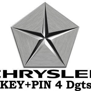 CHRYSLER KEY +PIN 4 Dígitos 1990 - 2020