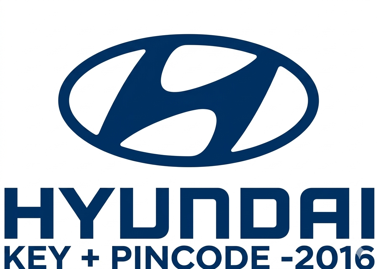 HYUNDAI, LLAVE + PINCODE 1999-2016