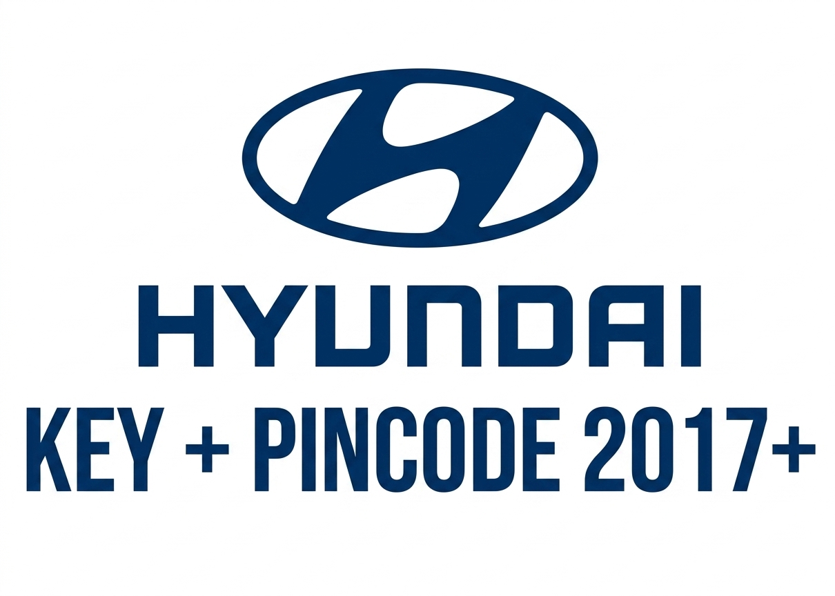 HYUNDAI, LLAVE + PINCODE - 2017+