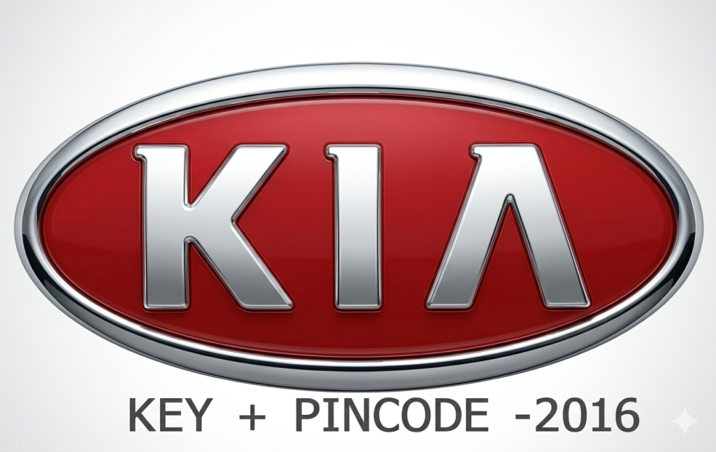 KIA, LLAVE + PINCODE 1999-2016