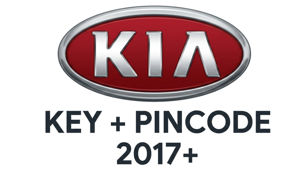KIA, LLAVE + PINCODE 2017+
